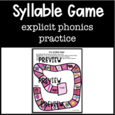 Silly Syllable Game-Fun way to practice explicit phonics!