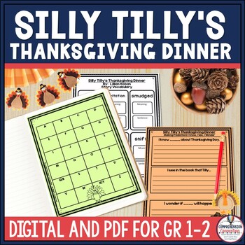 Preview of Silly Tilly's Thanksgiving Dinner by Lillian Hoban, Reading and Writing Lessons