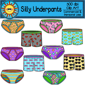 Silly Underwear Clip Art by Deeder Do Designs