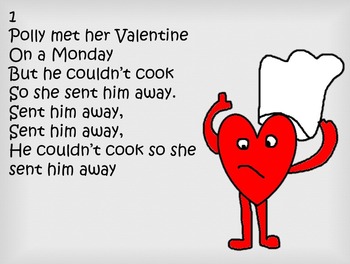 Preview of Silly song with simple percussion for Valentine's day video mp3