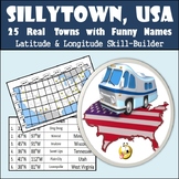 Latitude & Longitude Worksheet - Sillytown, USA