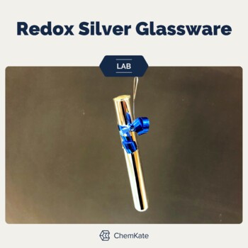 Preview of Silver Glassware Redox Chemistry Lab holiday or end of year