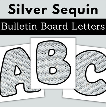 Silver Marquee Bulletin Board Letters, 4 Inches, 176 Pieces
