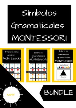 Preview of Símbolos Gramaticales Montessori en Español.