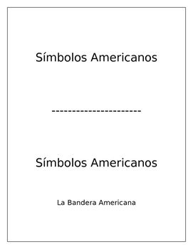 Preview of Simbolos Patrios Americanos