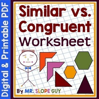 Preview of Similar Figures Introduction Worksheet