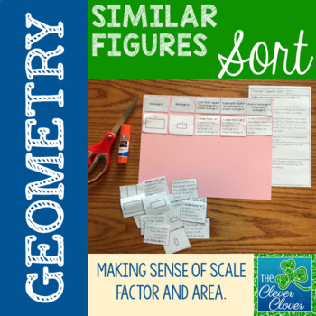 Preview of Similar Figures and Scale Factor Sort