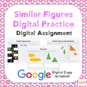 Preview of Similar Figures DIGITAL Activity (Distance Learning)