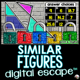 Similar Figures Digital Math Escape Room Activity