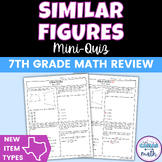 Similar Figures Mini Quiz | STAAR New Question Types | 7th