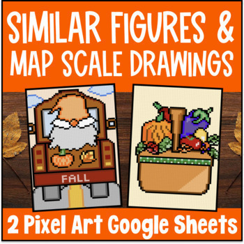 Preview of Similar Figures Pixel Art | Scale Factors, Map Scale Drawings | Scale Models