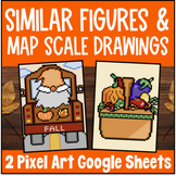 Similar Figures Pixel Art | Scale Factors, Map Scale Drawi
