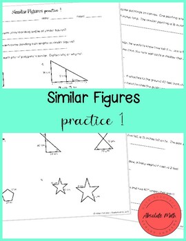 Preview of Similar Figures Practice 1