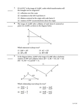 Preview of Similar Figures Review Packet