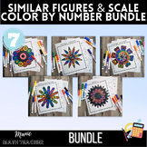 Similar Figures & Scale Drawings - Color By Number (Math C