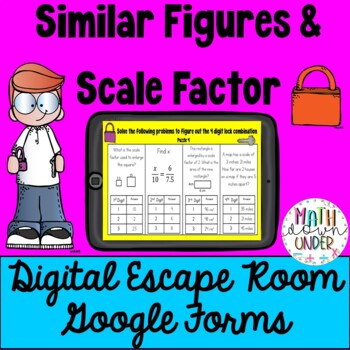 Preview of Similar Figures & Scale Factor Digital Escape Room for Google Forms