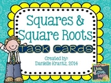 Squares and Square Roots Task Cards