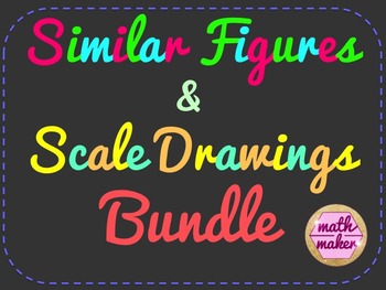 Preview of Similar Figures and Scale Drawings Bundle ~ Middle School Math