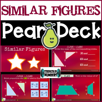 Preview of Similar Figures with Proportions Digital Activity for Google Slides/Pear Deck