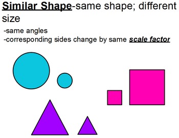 Preview of Similar Shapes Flipchart