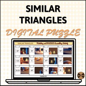 Preview of Similar Triangles - Digital Puzzle