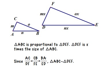 Similar Triangles Foldable by The Duckett Department | TPT