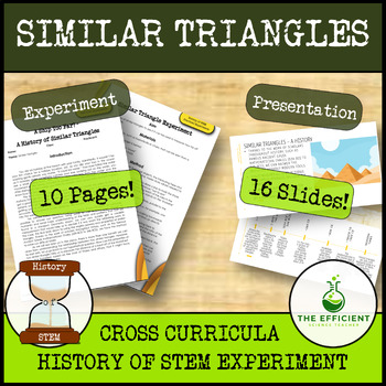 Preview of Similar Triangles - History of STEM practicals - A Ship Too Far?