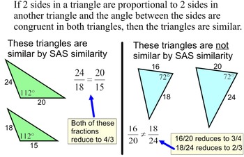 Preview of Similar Triangles Instruction, Student Reference, 11 Assignments for Power Point