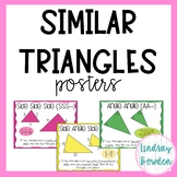 Similar Triangles Posters (Geometry Word Wall)