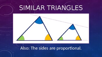 Preview of Similar Triangles: PowerPoint