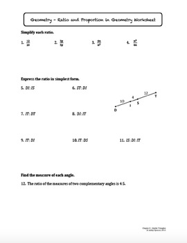 Similar Triangles Worksheet Bundle by Ashley Spencer | TpT