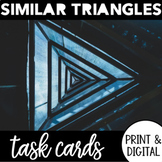 Similar Triangles and Proofs Task Cards PRINT & DIGITAL