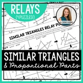 Similar Triangles and Proportional Parts | Relay Puzzles