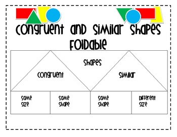 congruent shapes first grade