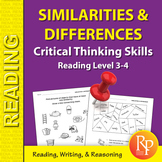 Similarities & Differences: Critical Thinking Skills - Word Search - Activities