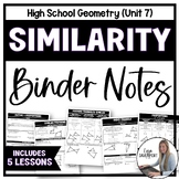 Similarity - Geometry Binder Notes Unit Bundle