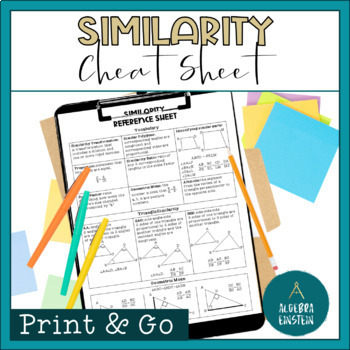 Preview of Similarity Geometry Cheat Sheet