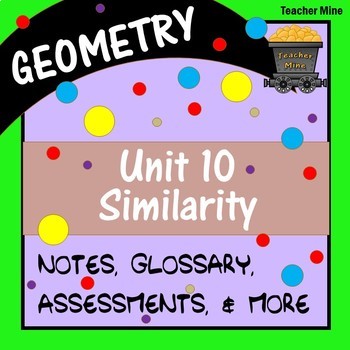 Preview of Similarity (Geometry - Unit 10)