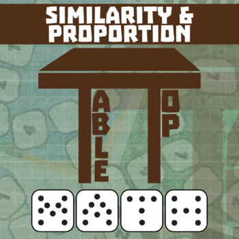 Preview of Similarity & Proportion Game - Small Group TableTop Practice Activity