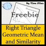 Similarity and Geometric Mean Freebie