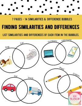 Preview of Similarity and difference bubbles