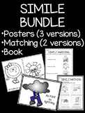 Simile Bundle- Matching, Posters, Book; Figurative Language