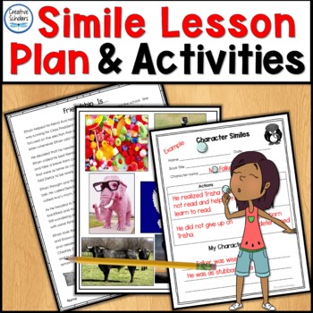 Preview of Simile Lesson Plan and Activities