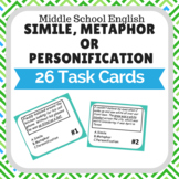 Simile Metaphor or Personification Task Cards