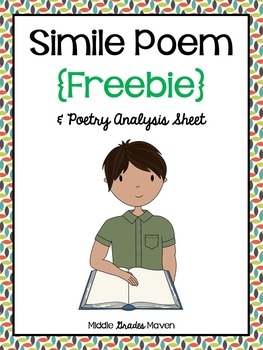 Preview of Simile Poem Freebie