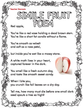 What Is A Simile Poem