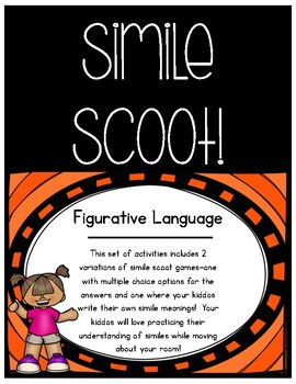Preview of Simile Scoot - Figurative Language Game