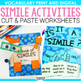 Simile Worksheets with Simile Drawing Activity and Simile 
