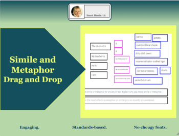 Preview of Simile and Metaphor - DRAG and DROP WARMUP!