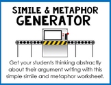 Simile and Metaphor Generator